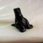 Carved Black Obsidian Frog, Handmade In Peru, 2 Inches