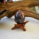 Rhodonite Egg, Pink and Black Stone, 74mm, From Madagascar Rhodonite Egg, Pink and Black Stone, 74mm, From Madagascar
