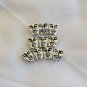 Pewter Face Mask Beads, 2 Sided, 12mm x 10mm, 1 pack, 10 beads, Antique Finish