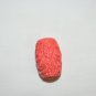 Mermaid Barrel Bead, Faux Coral Peach Acrylic Resin, 33mm Beads
