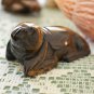 Tigers Eye Seal, Hand Crafted, Carved Stone, 2.25 Inches