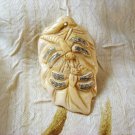 Handmade Bone Dragonfly Leaf Focal Bead, Hand Crafted, 62mm