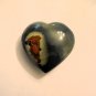 Carved Madagascar Polychrome Jasper Heart, 68mm Stone 190grams