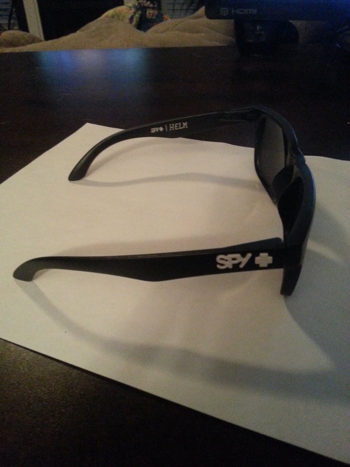 New Spy Optic Helm Ken Block Sunglasses Black White 55 mm