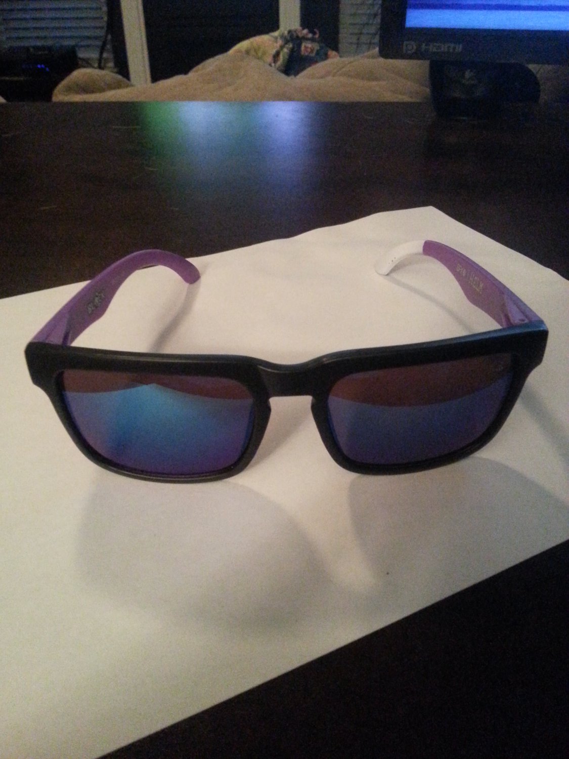 New Spy Optic Helm Ken Block Sunglasses Purple 55 mm