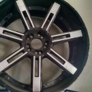 Used Black Machine Rims w/Silver Color Tips 5 lugs, $500, 4 set.