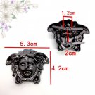 Goddess head black buckles 1 pair (5.3cmx4.2cm)