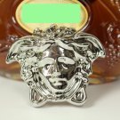 DIY Silver Goddess Head belt buckle