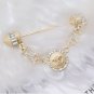Goddess head multi use scepter pole crystals stones CZ clothing accessories pins brooches