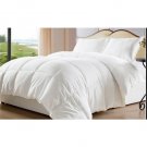 Overfilled & Oversized-Reversible Solid & Striped-Down Alternative Comforter with Corner Tabs