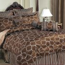 11pc Bed-in-a-Bag Olympia Choco-Includes 600TC Sheet Set!