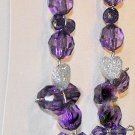 PASSIONATE PURPLE DANGLING EARRINGS
