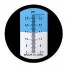 Salt food refractometer 0-28%
