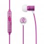 JLAB GLAM-PNK-BOX JBuds Glam Rockstar Earbuds with Microphone (Lipstick Pink)