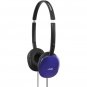 JVC HAS160A FLATS Lightweight Headband Headphones (Blue)