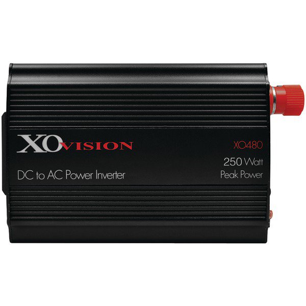 XOVISION XO480B 480 DC to AC Power Inverter with 2 Outlets (Black)