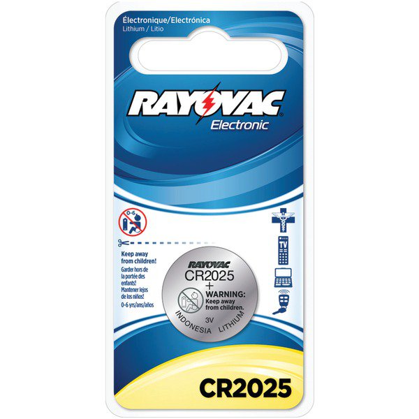RAYOVAC KECR20251C 3Volt Lithium Keyless Entry Battery (1 pk; CR2025