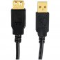 AXIS 12-0082 A-Male to A-Female USB 2.0 Cable (6ft)