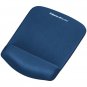 FELLOWES 9287301 PlushTouch(TM) Mouse Pad Wrist Rest w/ FoamFusion(TM) (Blue)