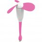 IESSENTIALS IE-PBFAN-PK Powerbank USB Fan (Pink)