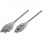 MANHATTAN 333405 A-Male to B-Male USB 2.0 Cable (6ft)