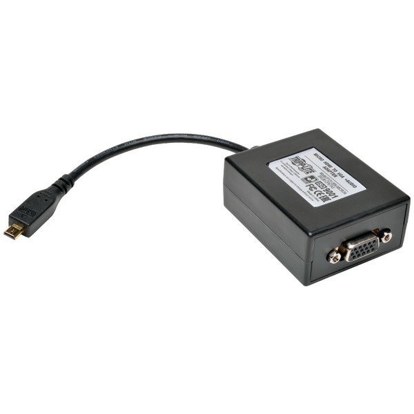 TRIPP LITE P131-06n-MicroA Micro HDMI(R) to VGA with Audio Converter Adapter for Ultrabook(TM)/Smart