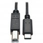 TRIPP LITE U040-006 B-Male to C-Male USB 2.0 Cable, 6ft