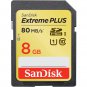 SANDISK SDSDXS-008G-A46 Extreme(R) PLUS SDHC(TM) UHS-I Memory Card (8GB)