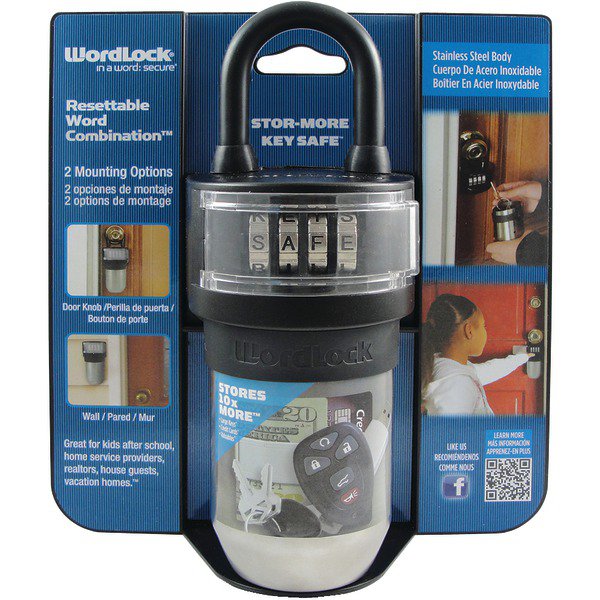 WORDLOCK KS052BK StorMore Key Safe
