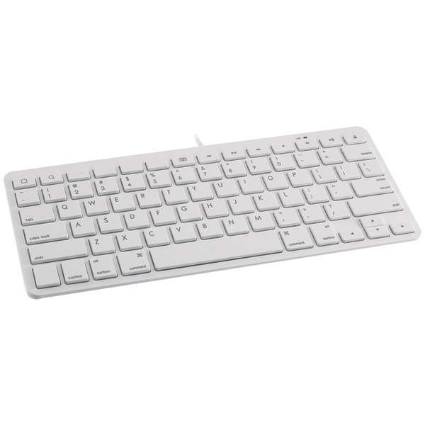 Devicewear WKB-IP8-WHT Wired Lightning(TM) Keyboard (White)