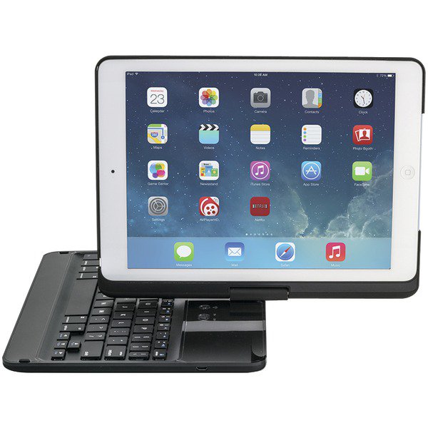Kingrain BTC-IPA-BLK iPad Air(R) 360deg Rotating Keyboard Case