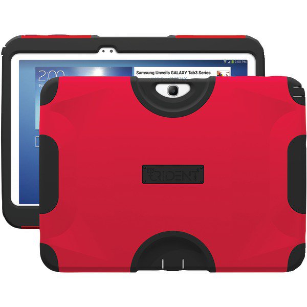 TRIDENT AG-SAM-TAB3-RED Samsung(R) Galaxy Tab(R) 3 10.1 Aegis Series(R) Case (Red)