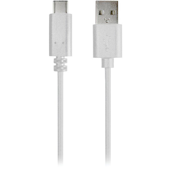 IESSENTIALS IE-C2A-WT USB-A to USB-C(TM) Cable, 3.3ft/1m (White)
