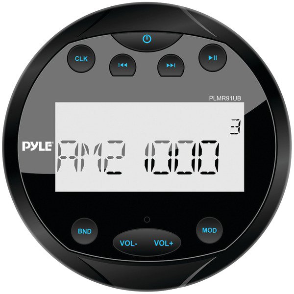 PYLE PLMR91UB Hydra Series 4"" Marine Mechless Digital Media AM/FM