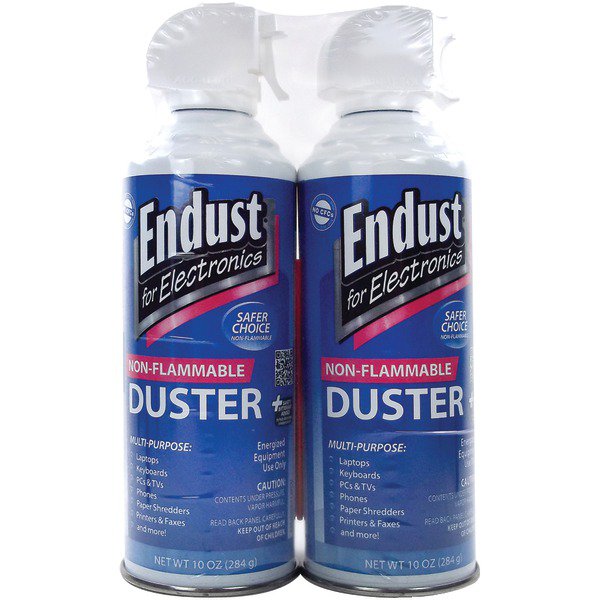 ENDUST 248050 Electronics Duster (10oz; Non-Flammable; with Bitterant; 2 pk)