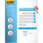 FELLOWES 5221502 9"" x 12"" Self-Adhesive Laminating Sheets, 50 pk