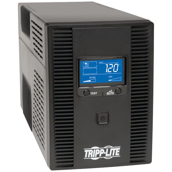 TRIPP LITE SMART1500LCDT Smart LCD Tower Line-Interactive 120V UPS with LCD Display & USB Port (1500