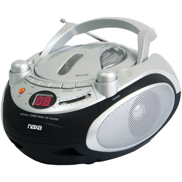 NAXA NPB245 Portable CD Player & AM/FM Radio