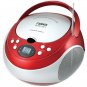 NAXA NPB251RD Portable CD Players with AM/FM Radio (Red)