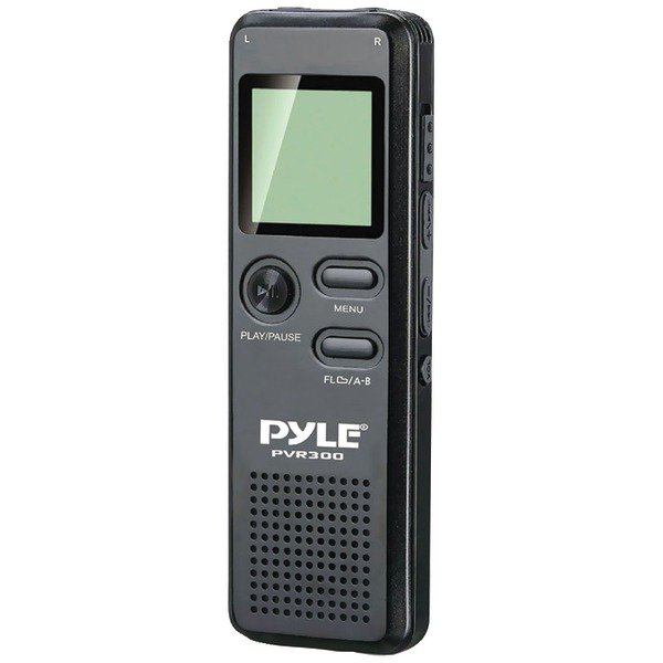 PYLE PVR300 Rechargeable Digital Voice Recorder with USB & PC Interface