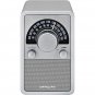 SANGEAN WR-15SR AM/FM Tabletop Radios (Piano Silver)