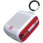 IHOME iM54WRC Rechargeable Mini Speaker (White/Red)