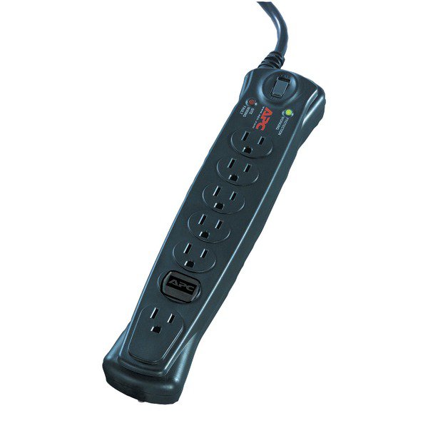 APC P74 7-Outlet Essential SurgeArrest(R) Surge Protector (Basic