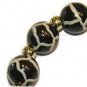 Handpainted Animal Print Giraffe Adult Stretch Bracelet