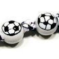 Handpainted Soccer Ball Sports Keychain