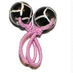 Handpainted Brown Giraffe Pony Tail Holder