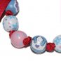 Handpainted Fairy Princess Sparkle Crown & Flower Bow Bracelet