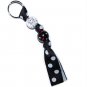Handpainted Adorable Maltise Puppy Dog Keychain