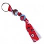 Handpainted Cowboy Boots Western Keychain