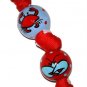 Handpainted Adorable Red & Blue Crab Keychain